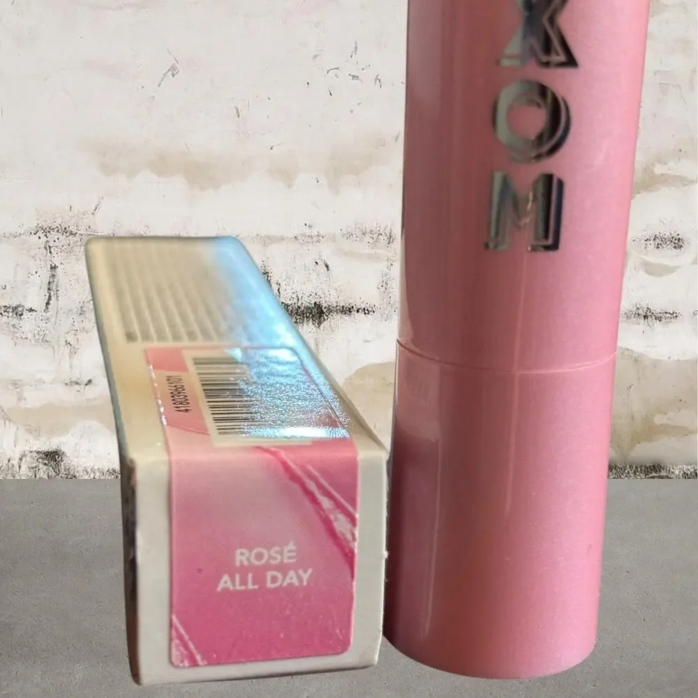 Buxom $26 Full-On Plumping Lip Glow Balm in Rosé All Day NIB